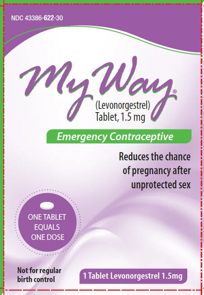 My Way levonorgestrel tablet 1,5 mg noodanticonceptiemiddel