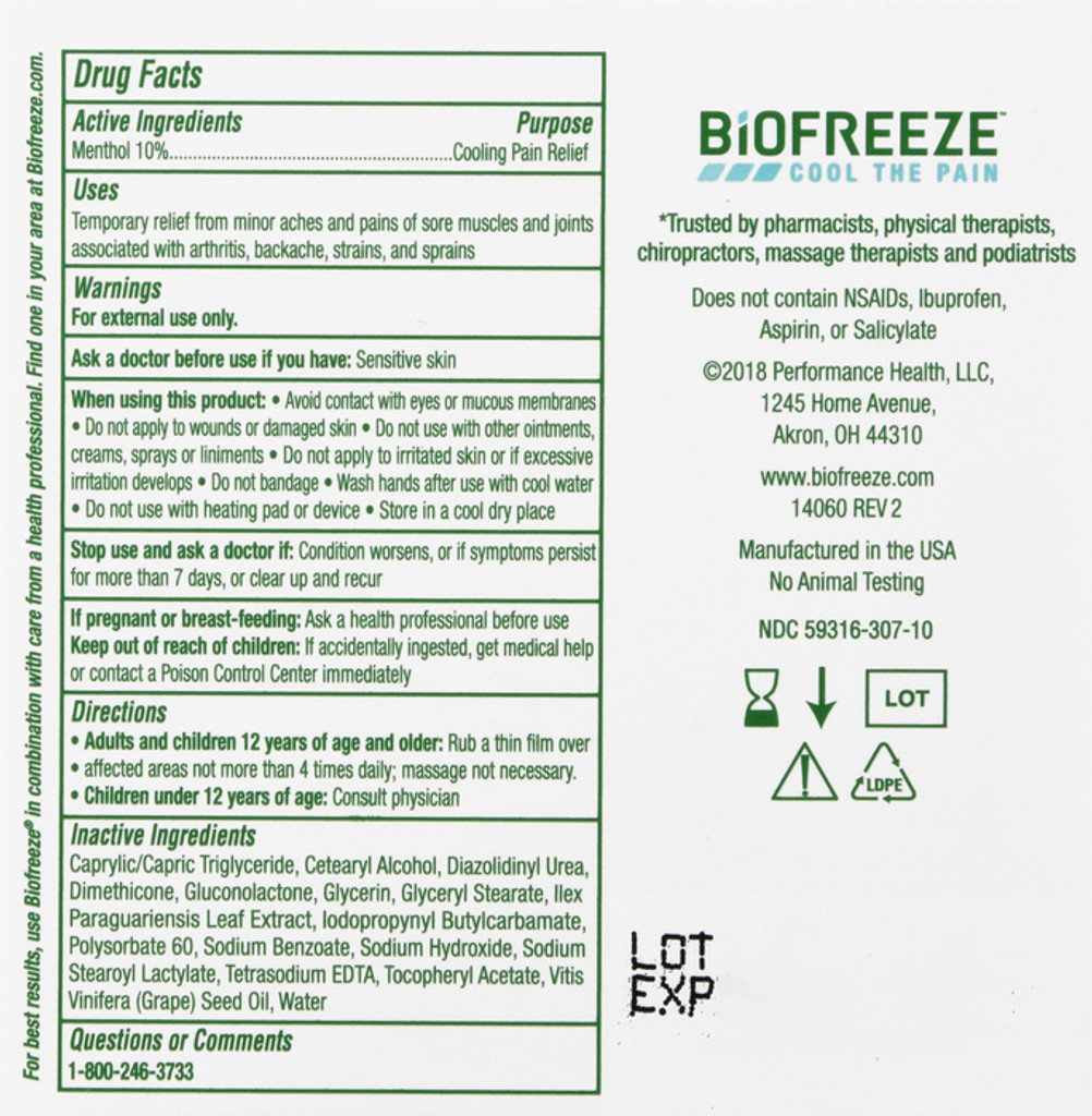 Biofreeze Schmerzlinderungscremetiegel 3 Unzen Kühlen Sie den Schmerz