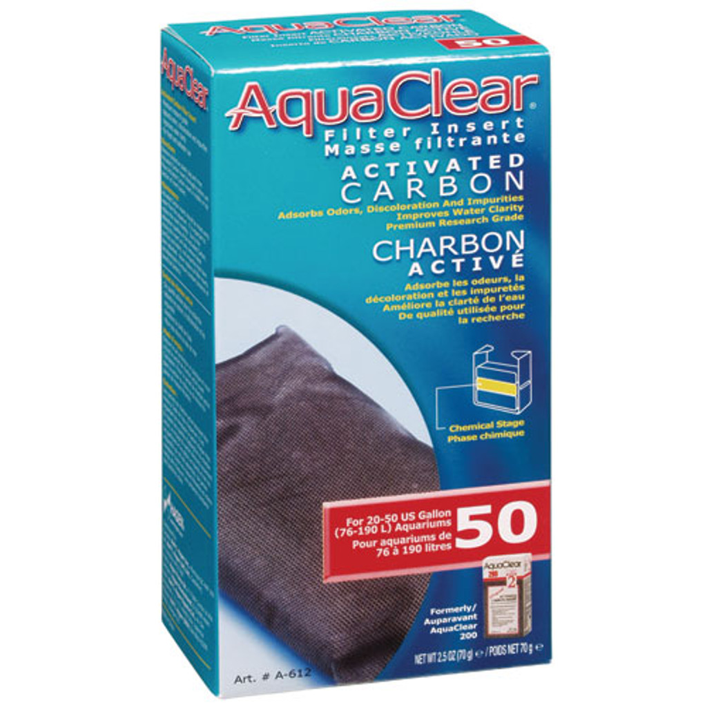 RA  Activated Carbon Filter Insert for AquaClear 50/200 - 1 pk
