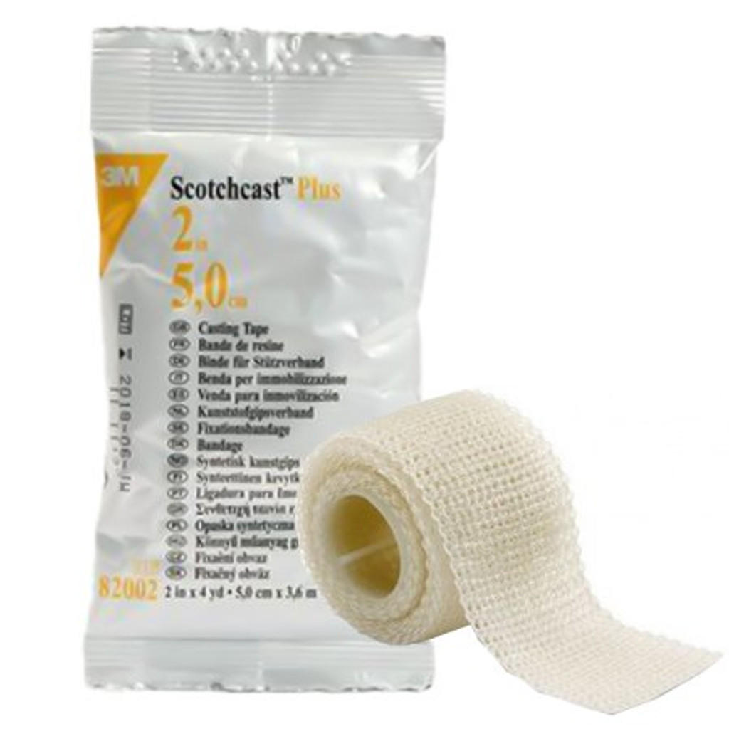 MCK 3M™ Scotchcast™ Plus 2 Inch X 12 Foot Fiberglass / Resin White Cast Tape - 1 Roll