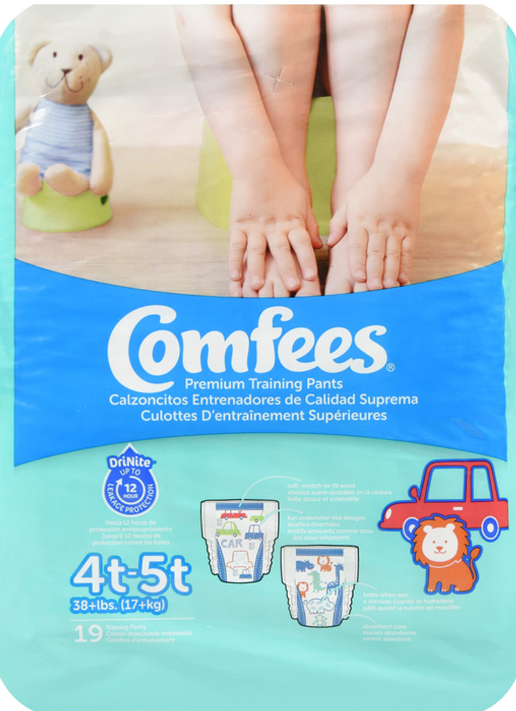 Comfees Training Diaper Pants for Boys 4T 5T
