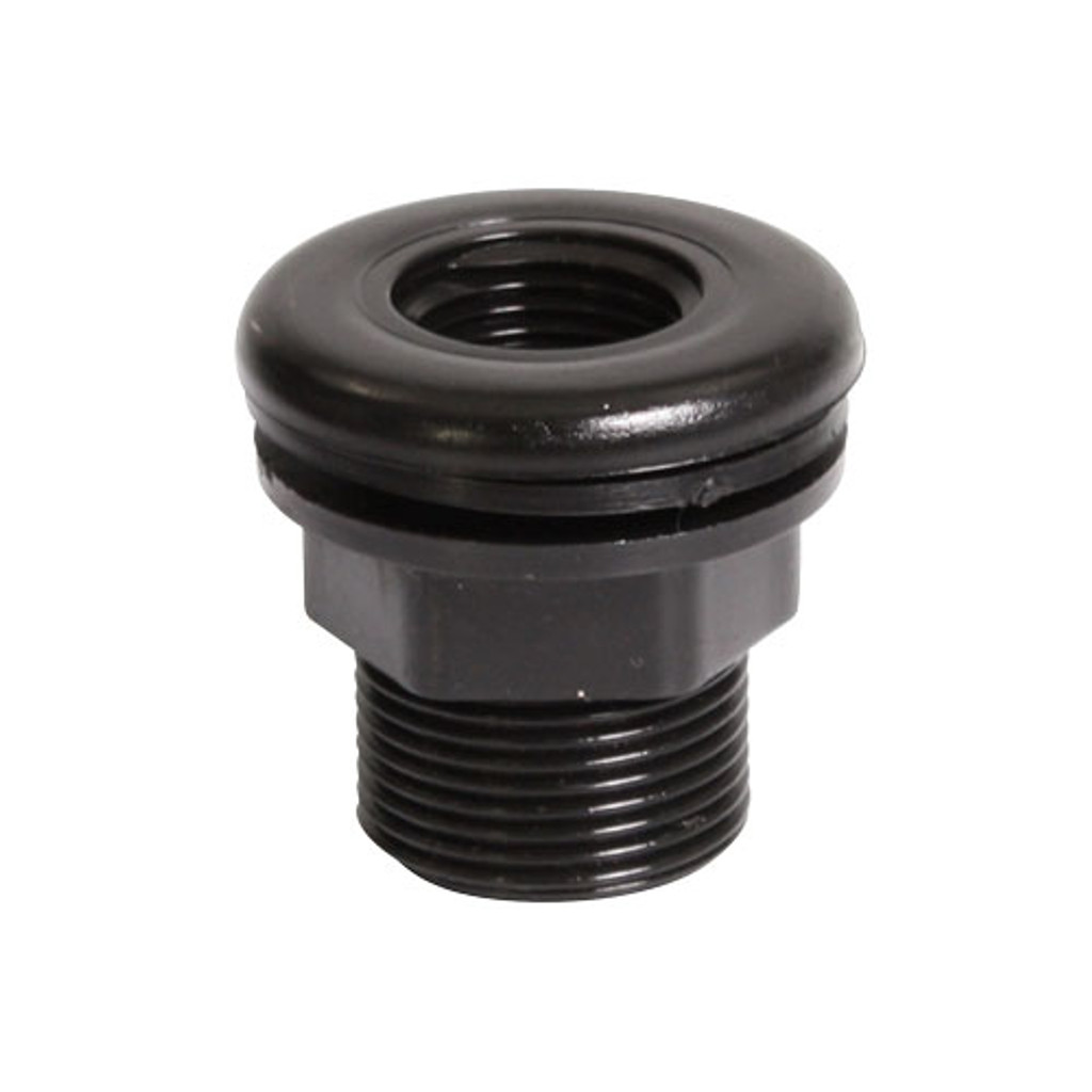 RA  Double Threaded Bulkhead - 1/2"
