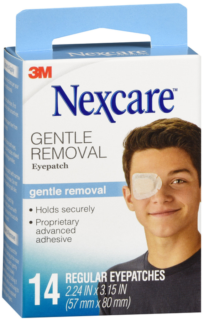 Nexcare peau sensible opticlude cache-œil 14 pièces