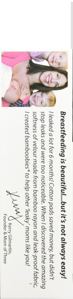 Almofadas de enfermagem Bamboobies para amamentação Almofadas de mama reutilizáveis ​​4 contagens