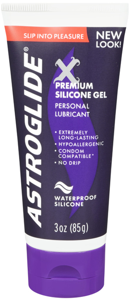 Astroglide X Premium Waterproof Silicone Gel Personal Lubricant 3 Ounce