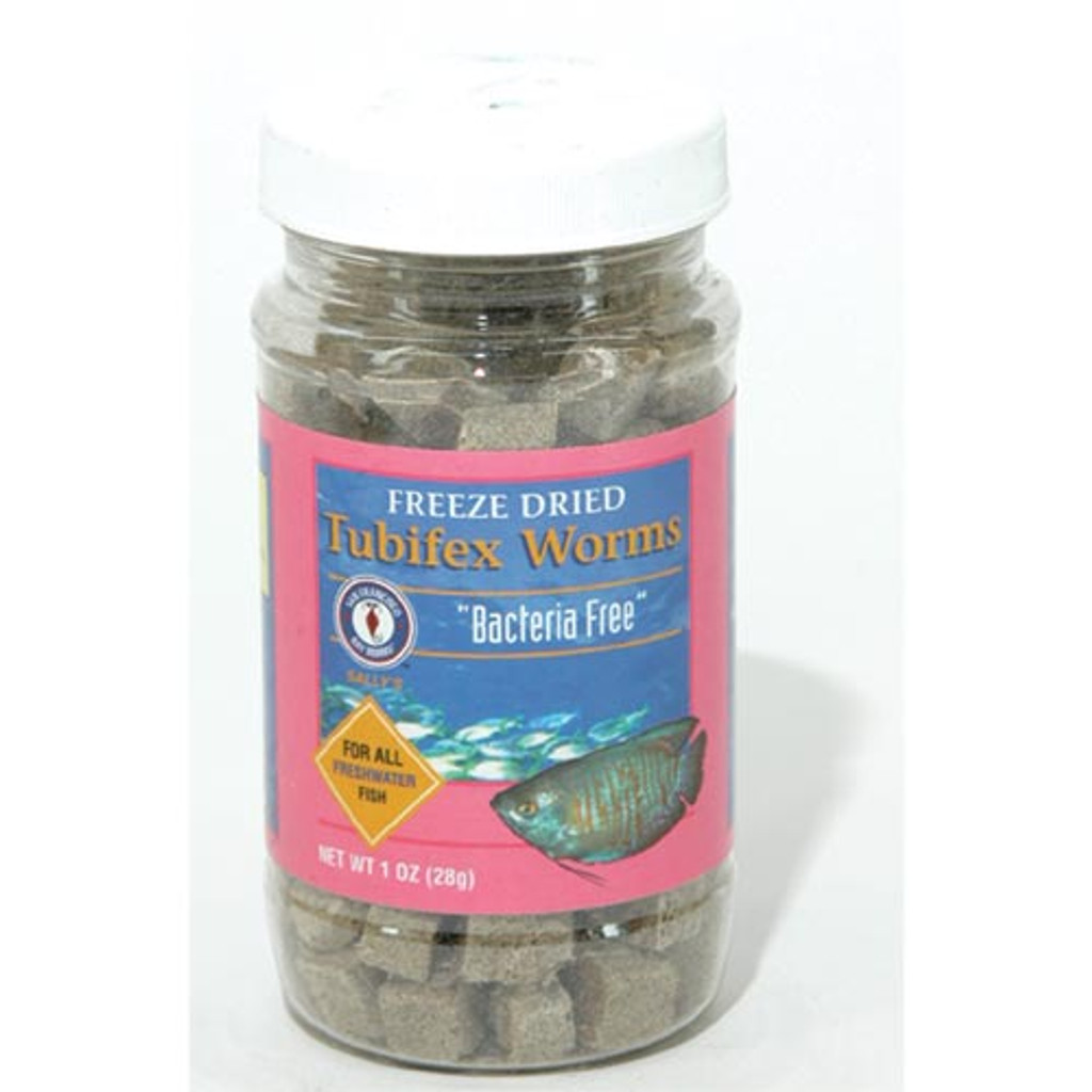 RA  Freeze Dried Tubifex Worms - 1 oz
