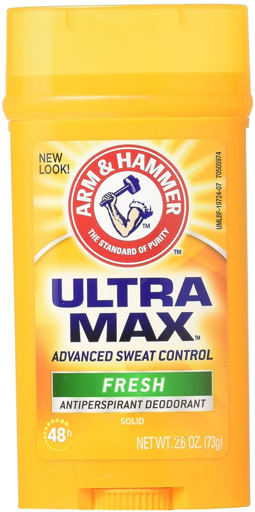 Déodorant BL Arm & Hammer 2,6 oz Solide Ultra Max Fresh - Paquet de 3