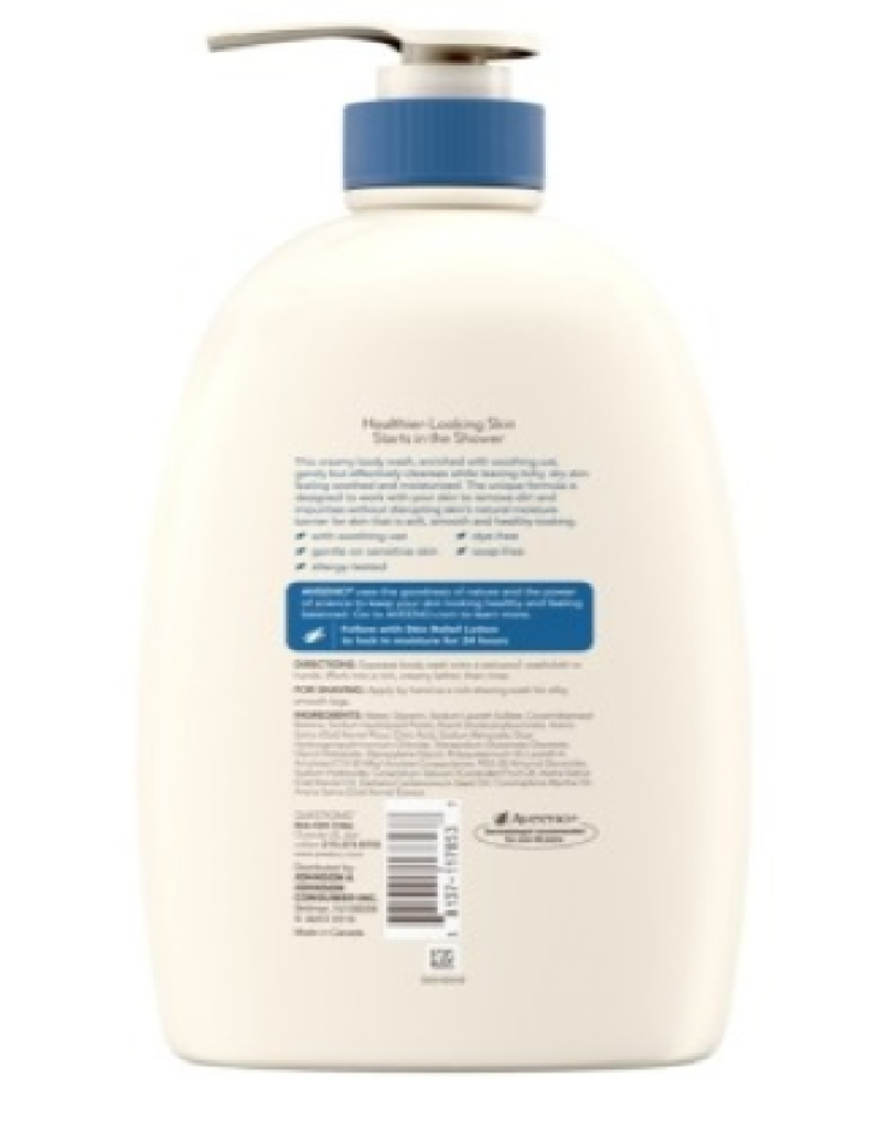  Aveeno nettoyant pour le corps pour soulager la peau 33 oz sans parfum x 2 unités