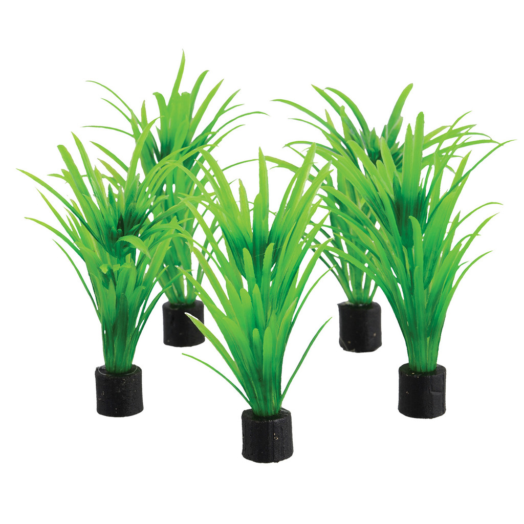 RA  Mini Plant - Green Tall Grass - 3.25" - 5 pk
