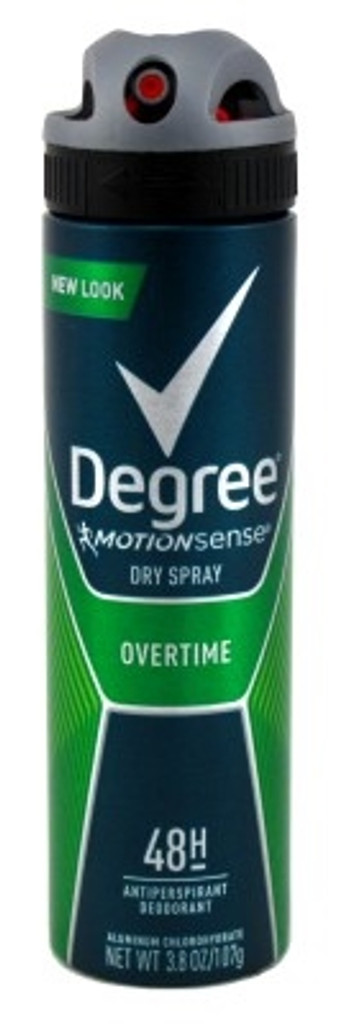 Desodorante BL Degree 3.8oz para hombre en spray seco horas extras – Paquete de 3