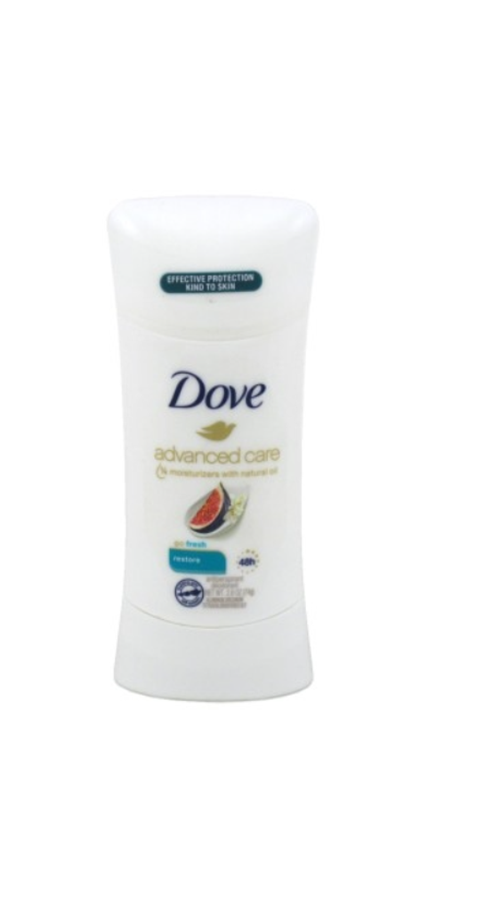 Desodorante Dove 2.6oz adv care antitranspirante restauración x 3 unidades