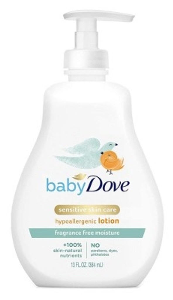 BL Dove Baby Lotion Sensitive Moisture 13oz Fragrance Free - Pack of 3