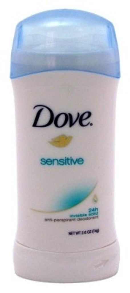 Déodorant Dove 2,6 oz peau sensible solide invisible x 3 unités