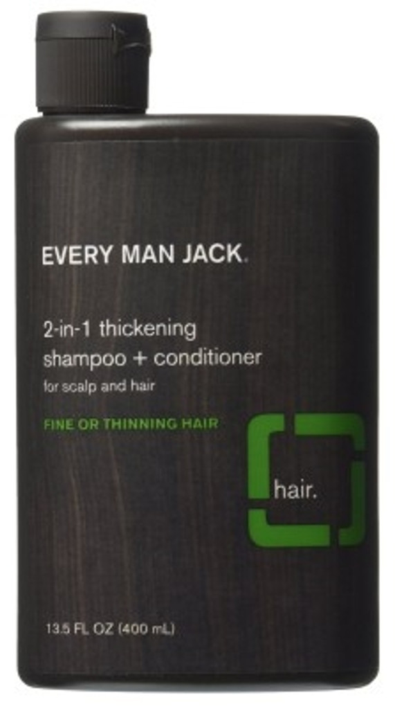 Jeder Mann Jack Shampoo 2-in-1 Verdickung 13,5 Unzen x 3 zählt