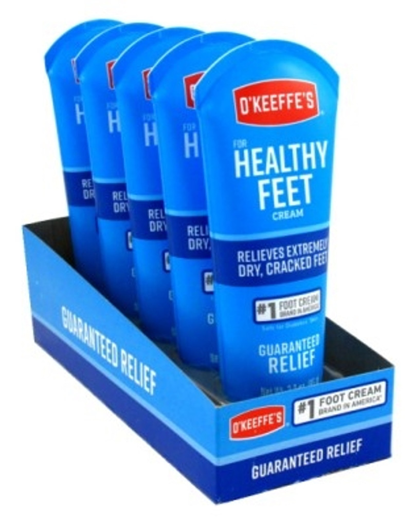 BL O'Keeffes Healthy Feet 3oz Tube (5 Pieces) Display