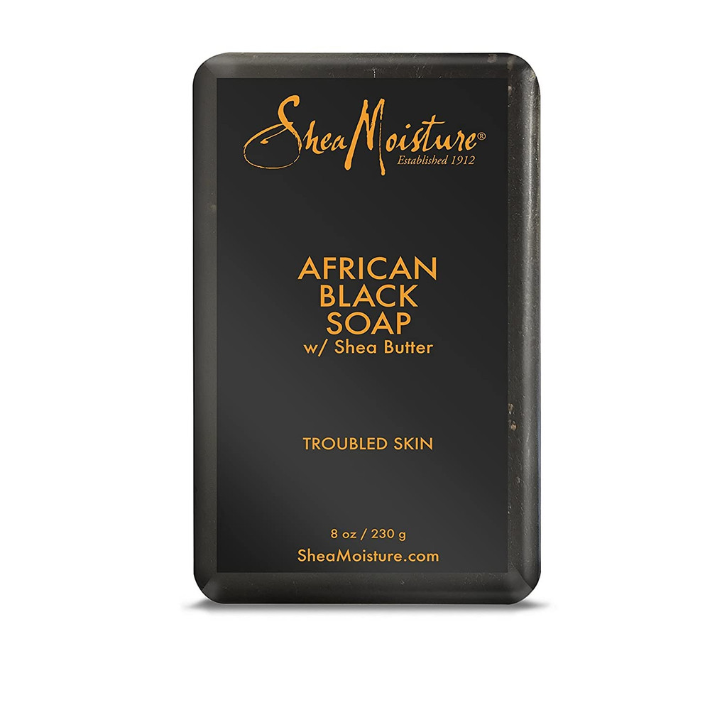 BL Shea Moisture Soap 8oz Bar African Black With Shea Butter - Pakke med 3