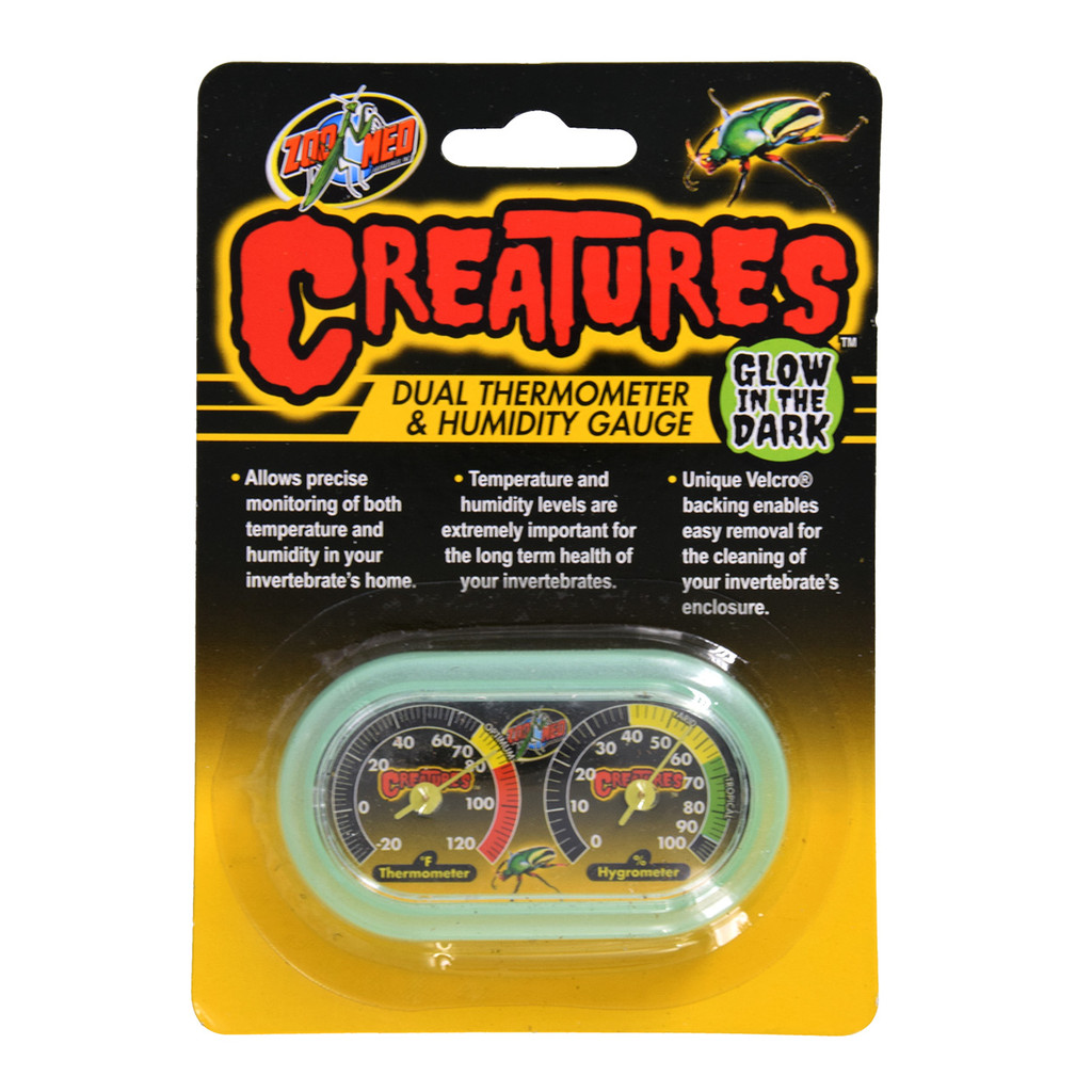 RA  Creatures Dual Thermometer & Humidity Gauge
