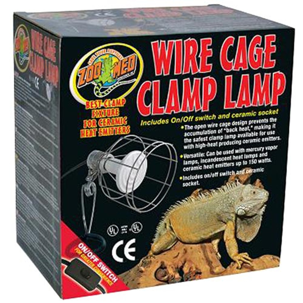 Lampe à pince à cage métallique Ra
