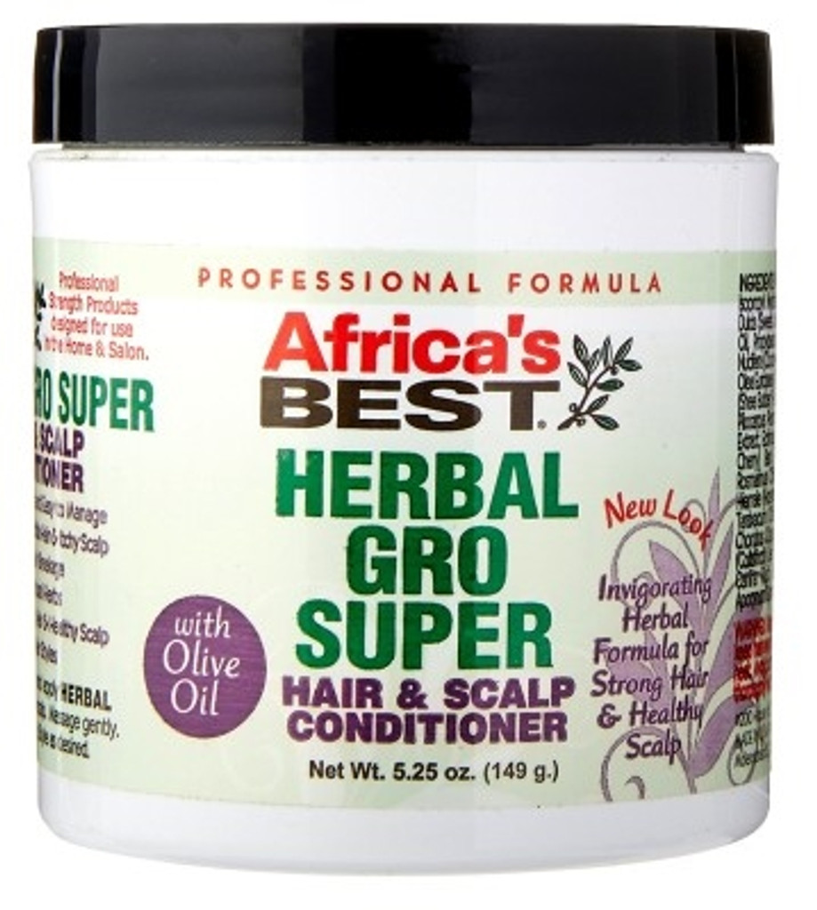 Africas Best Gro Herbal Super 5.25oz Jar X 3 Counts