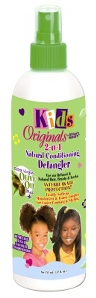 Africas Best Kids Orig 2-N-1 Detangler 12oz Pump X 3 Counts