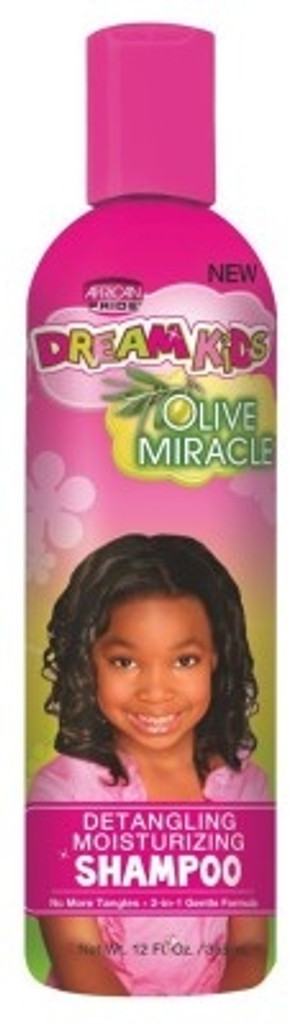 Ap dream kids shampooing miracle olive démêlant 12 oz x 3 unités