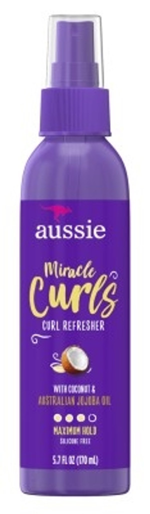 Aussie Miracle Curls Refresher 5.7oz Pump (Maximum Hold) X 3 Counts