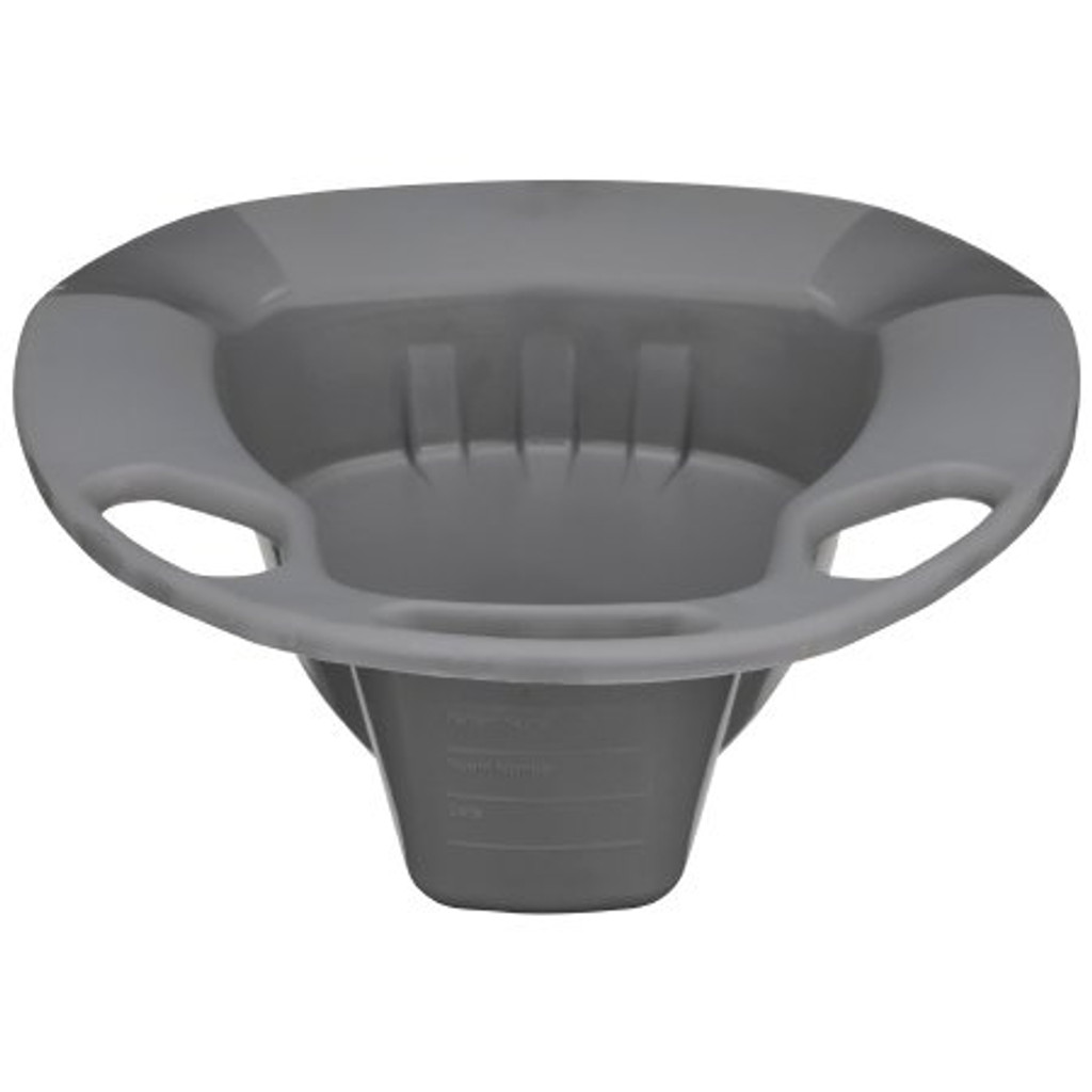 Stackable Bedpan McKesson Graphite 2 Quart / 1893 mL