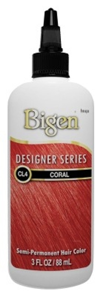 BL Bigen Semi-Permanent Haircolor #Cl4 Coral 3oz - Pack of 3