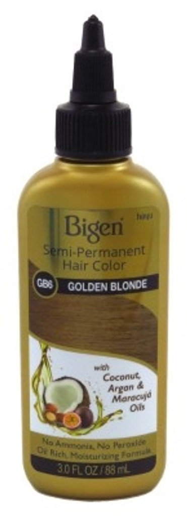 Bigen Semi-Permanent Haircolor #Gb6 Golden Blonde 3oz X 3 Counts
