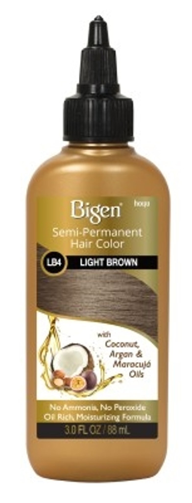 Bigen Semi-Permanent Haircolor #Lb4 Light Brown 3oz X 3 Counts