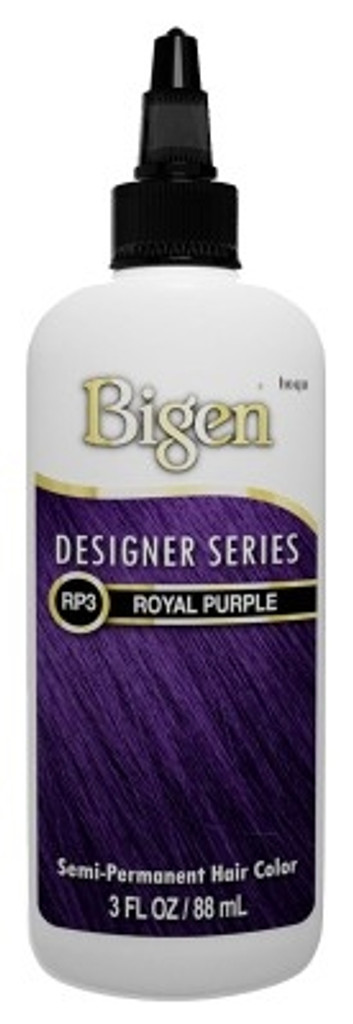 BL Bigen Semi-Permanent Haircolor #Rp3 Royal Purple 3oz - Pack of 3