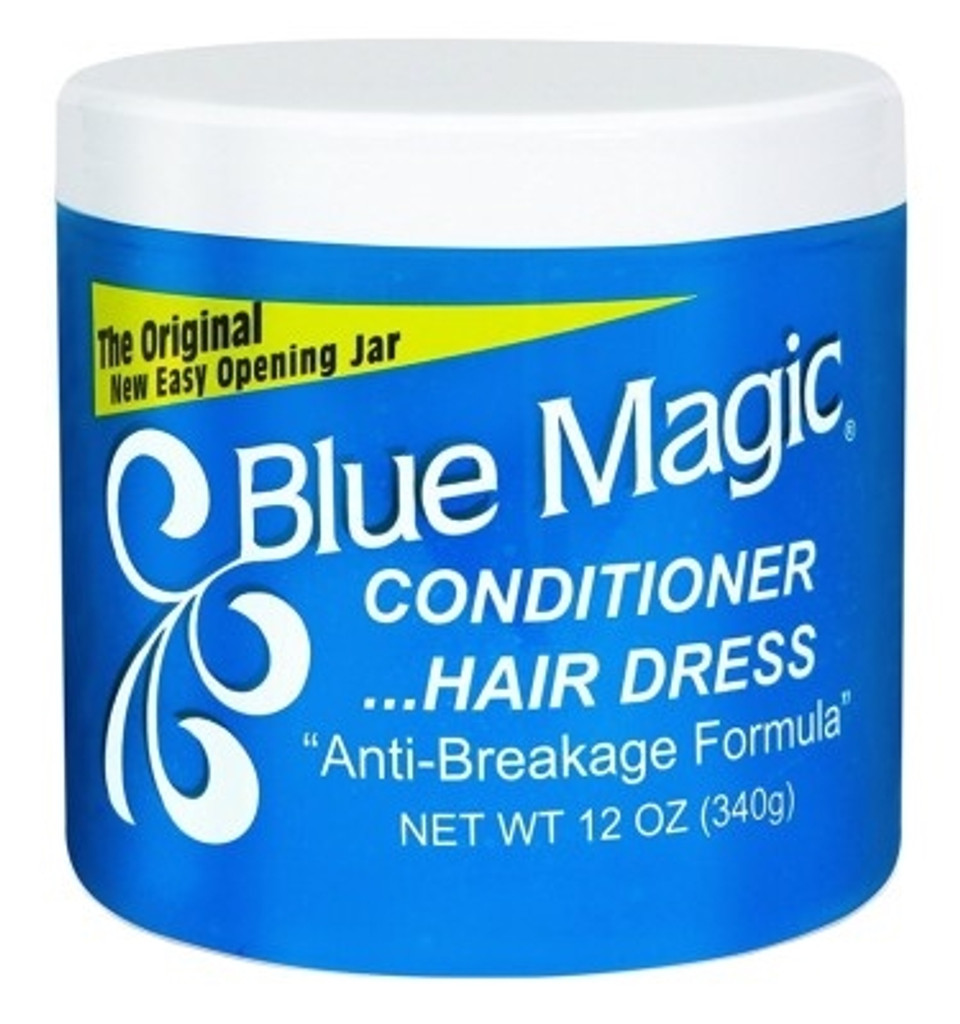Blue Magic Conditioner Hairdress 12oz Jar X 3 Counts