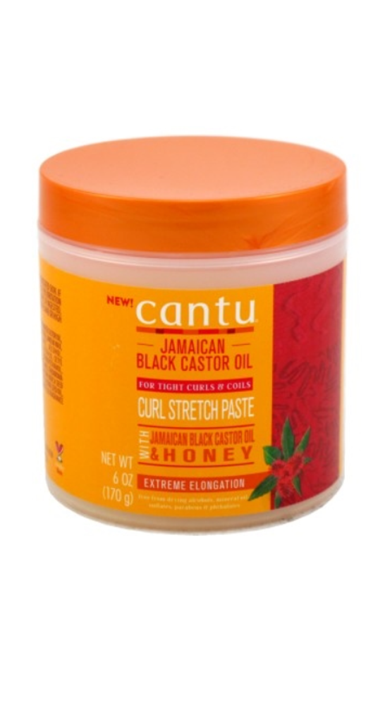 Cantu Jamaican Black Castor Oil Curl Stretch Paste 6oz X 3 Counts