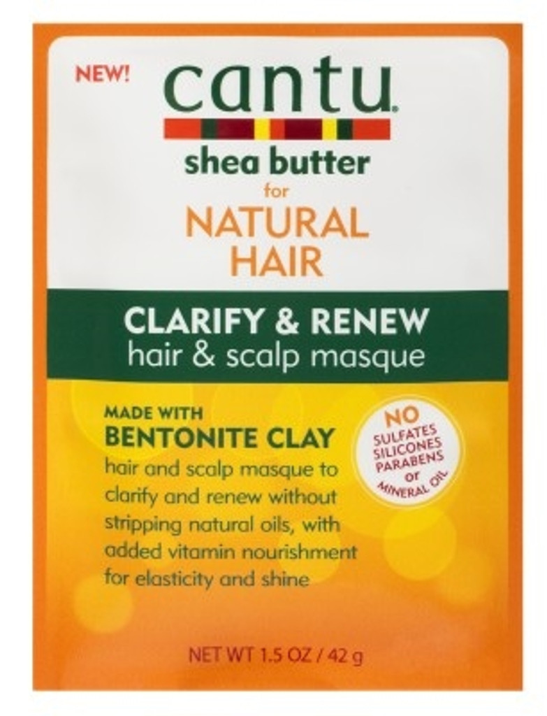 Cantu Natural Hair Clarify Rnw Hair Scalp Masque 1.5oz (6 Pieces)