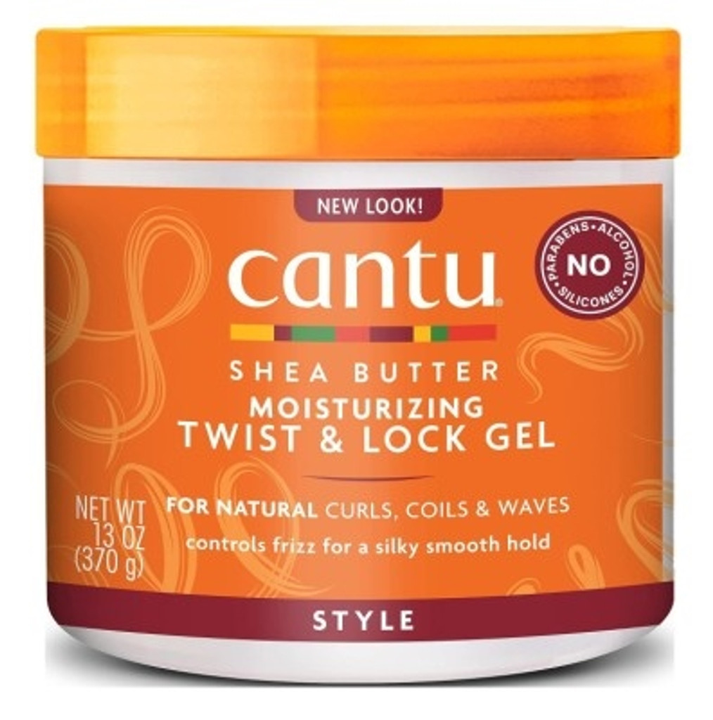 BL Cantu Natural Hair Twist And Lock Gel 13oz Jar - Pack of 3