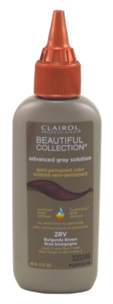 Clairol Beautiful Ags Coll. #2Rv Burgundy Brown 3oz X 3 Counts