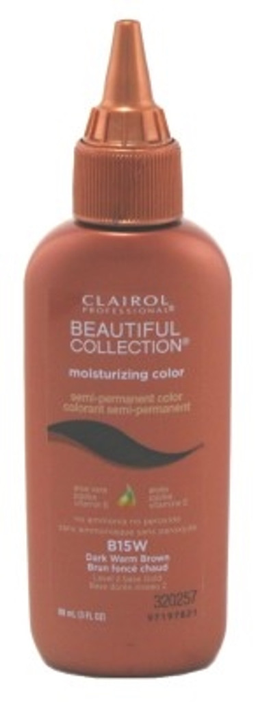 Clairol belle coll. #b15w brun foncé chaud 3oz x 3 unités