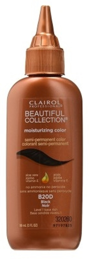 Clairol belle coll. #b20d noir 3oz x 3 pièces