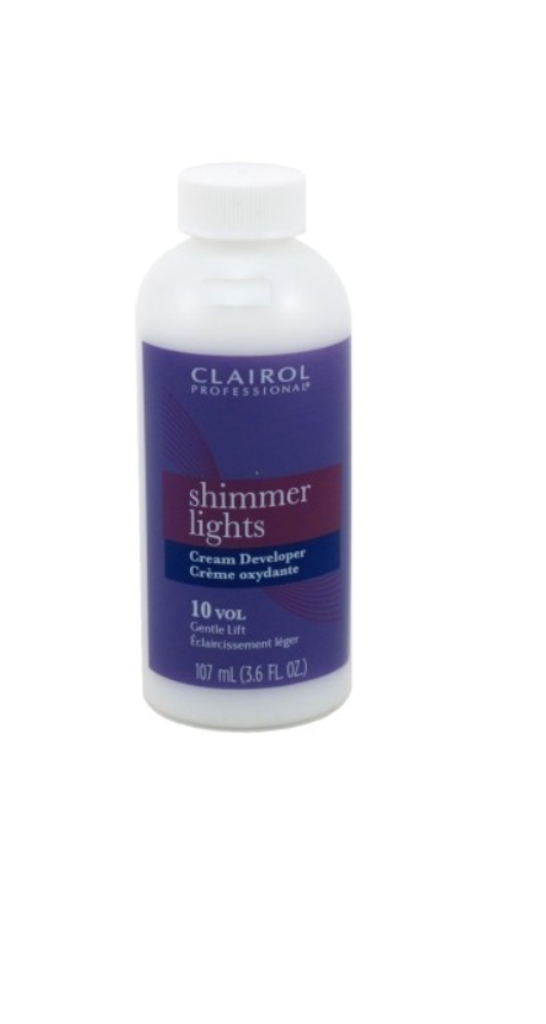 Clairol shimmer lights 10 vol creme udvikler 3,6 oz (12 stykker) 