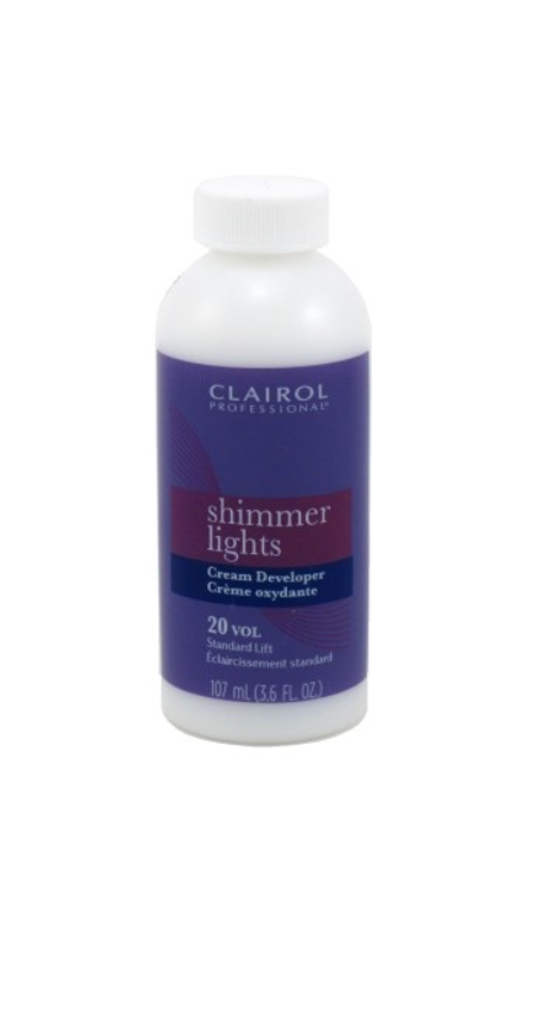  Clairol shimmer lights 20 vol creme udvikler 3,6 oz (12 stykker) 