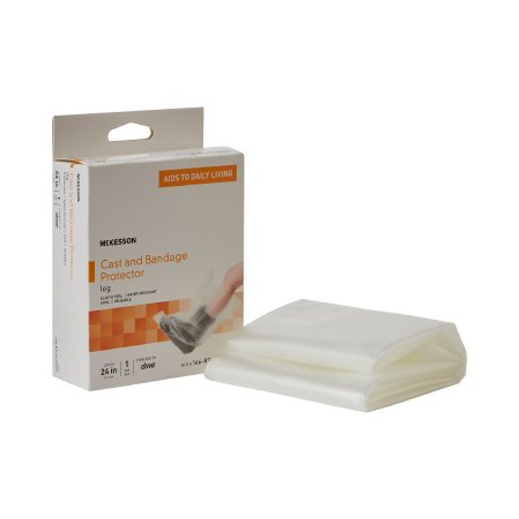 Protecteur de jambe mckesson taille unique pour la plupart des polyvinyles 24-1/2 pouces
