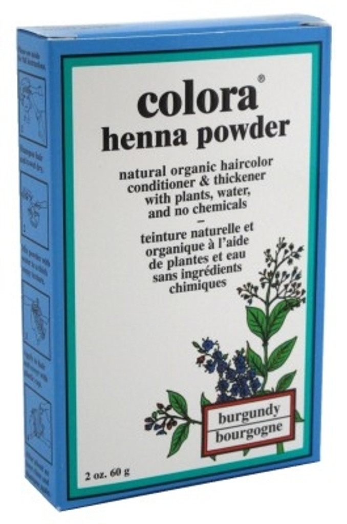 Colora Henna Powder Hair Color Burgundy 2oz X 3 Counts 