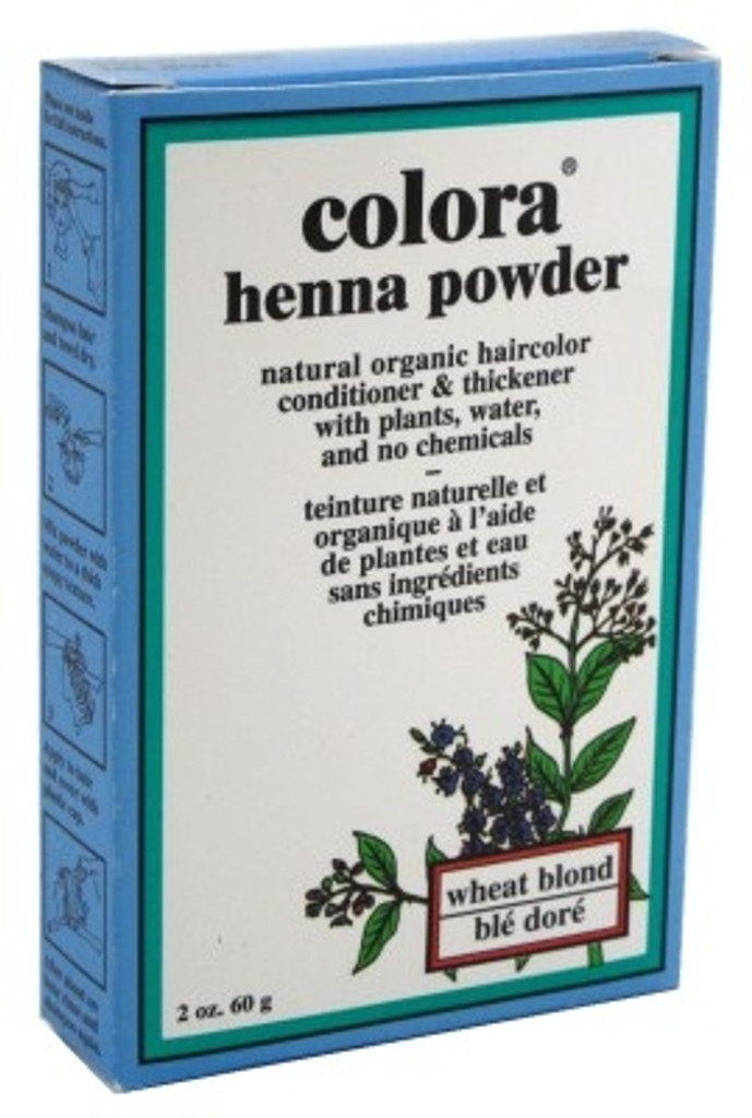 Colora Henna Powder Hair Color Wheat Blonde 2oz X 3 Counts
