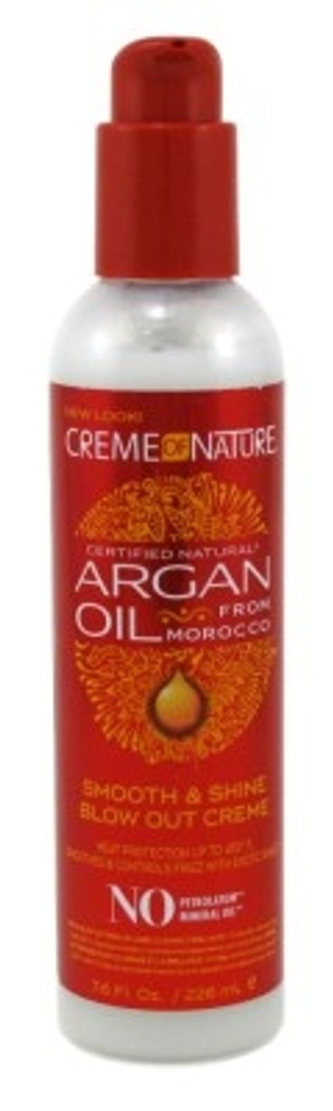 BL Creme Of Nature Argan Oil Smooth + Shine Blowout Cream 7.6oz - Pack of 3