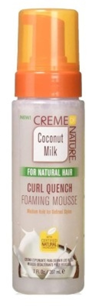 BL Creme Of Nature Coconut Milk Curl Quench Foaming Mousse 7oz - Pack of 3
