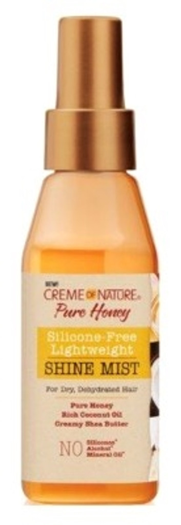 Creme Of Nature Pure Honey Shine Mist 4oz X 3 Counts