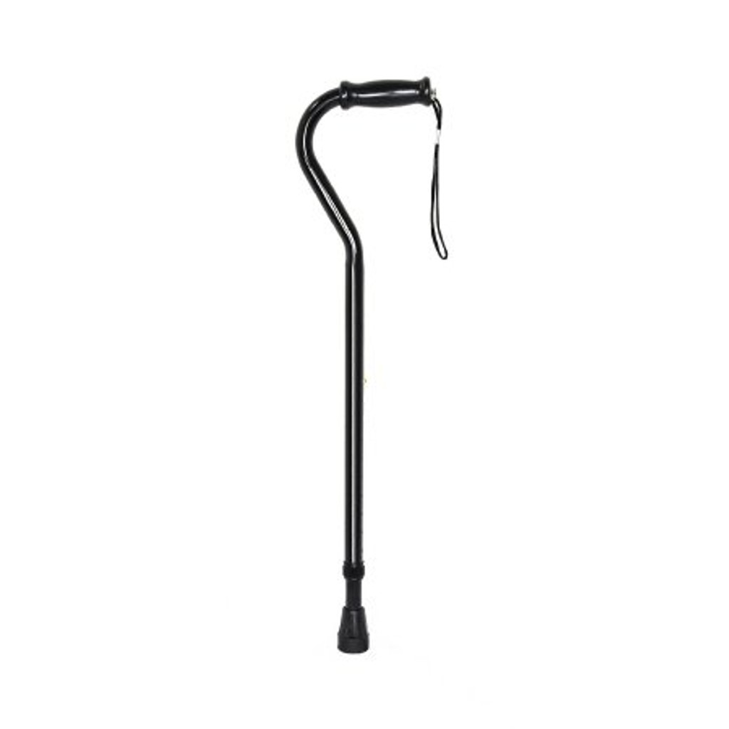 MCKDS Offset Cane McKesson Steel 29-3/4 to 37-3/4 Inch Height Black