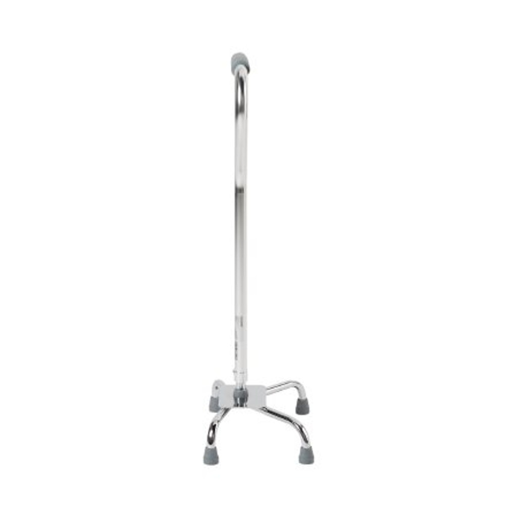 Large Base Quad Cane McKesson Steel 29 to 37-1/2 Inch Height Chrome
