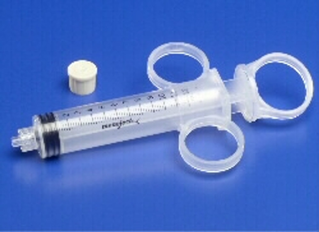 Control Syringe Monoject™ 20 ml läpipainopakkaus Luer Lock -kärki ilman turvaa
