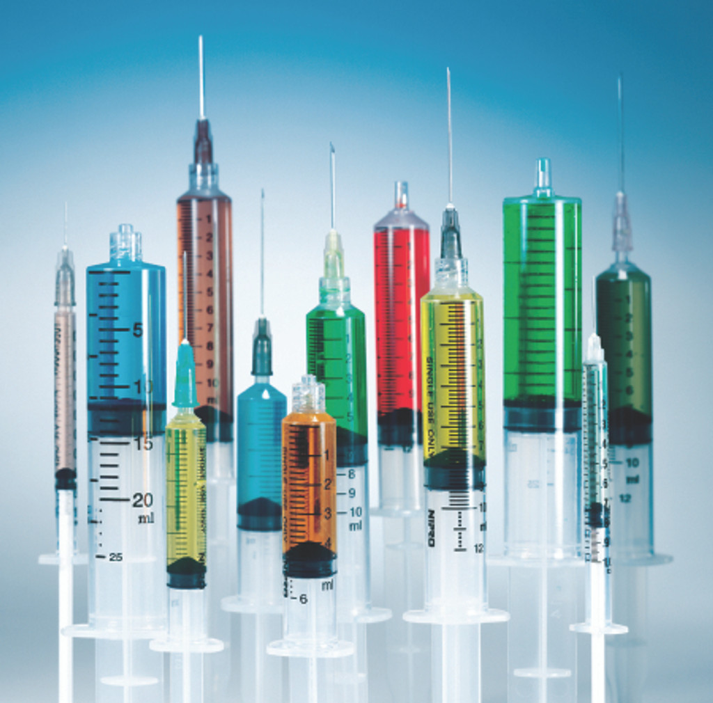 Syringe with Hypodermic Needle Nipro® 3 mL 25 Gauge 5/8 Inch Detachable Needle NonSafety